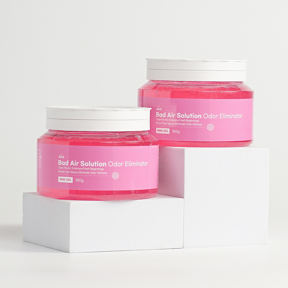 BAS 생활 탈취제 겔타입 핑크 350g 2개 상세 이미지 1