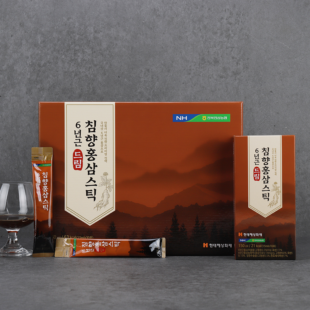 전북인삼농협 드림침향홍삼스틱 15ml x 30포, 솔직 후기 (장단점 다 적음)