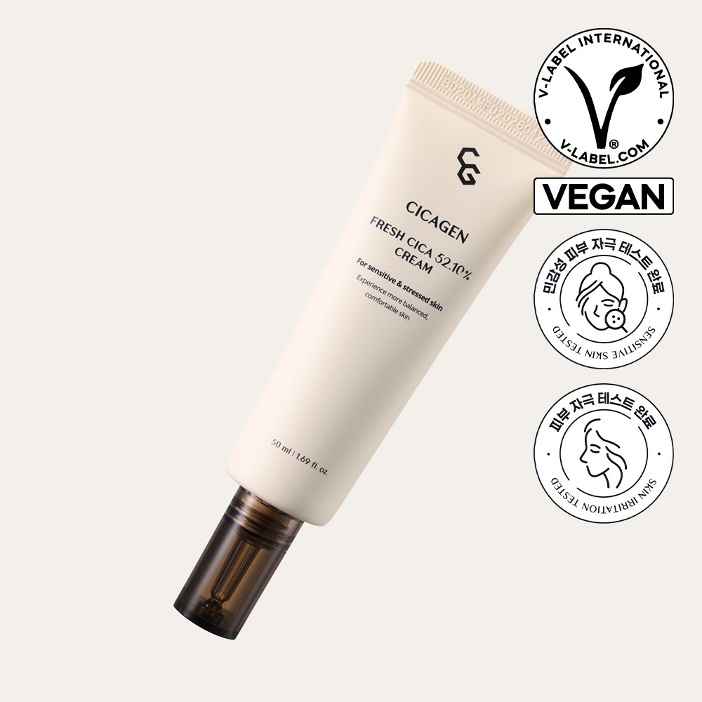 시카젠 [시카젠] 프레시 시카 52.10% 크림 50ml 피부결 케어 & 트러블 진정 솔루션, 솔직 후기 (