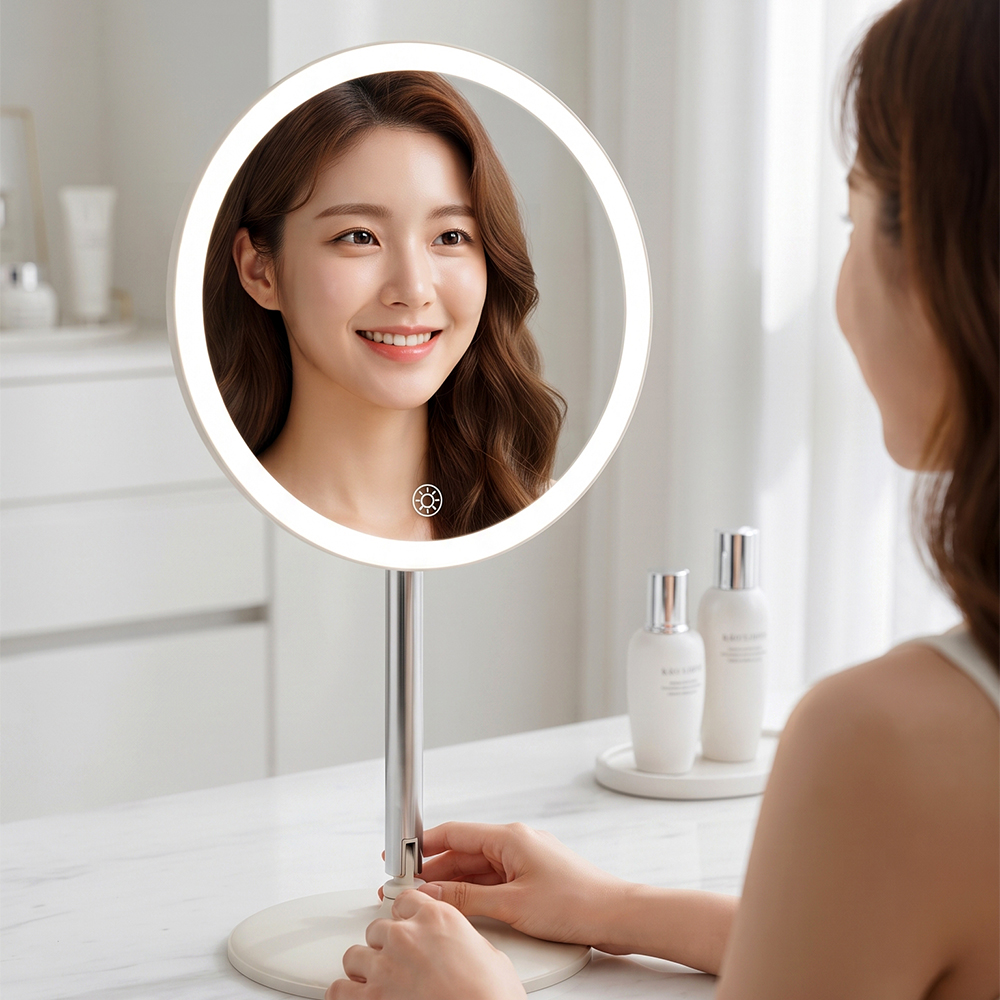 에코너 [에코너] MR2 접이식 무선LED 플레어 탁상형 메이크업 거울, 솔직 후기 (장단점 다 적음)