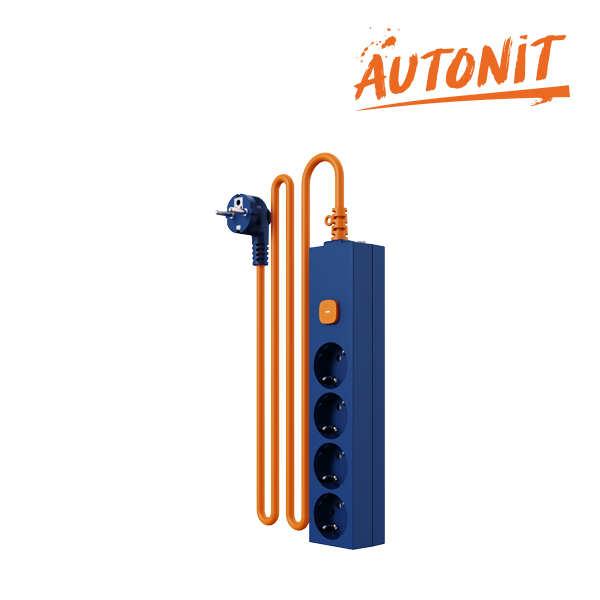 AUTONIT 오토닛 데일리팝 4구멀티탭 블루 상세 이미지 6