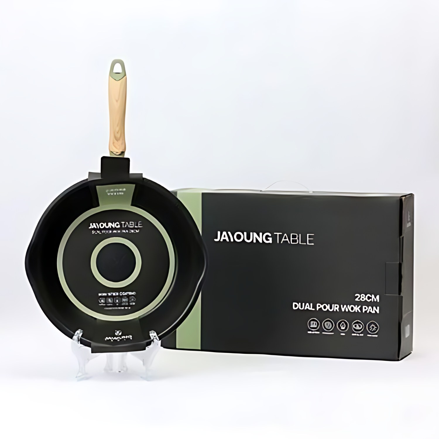 JAYOUNG TABLE [자영테이블] 듀얼포어 인덕션 볶음팬28cm(아보카도), 내돈내산 사용 후기