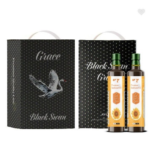 아보아칸 [명절기간 한정][아보아칸] 오일선물세트 블랙스완(해바라기오일250ML*2EA)+손잡이박스, 한동안