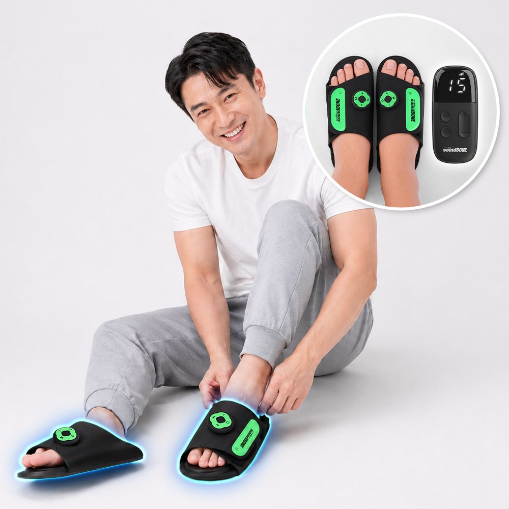 [사운드본] 런오프 EMS 슬리퍼형 발 마사지기 상세 이미지 4